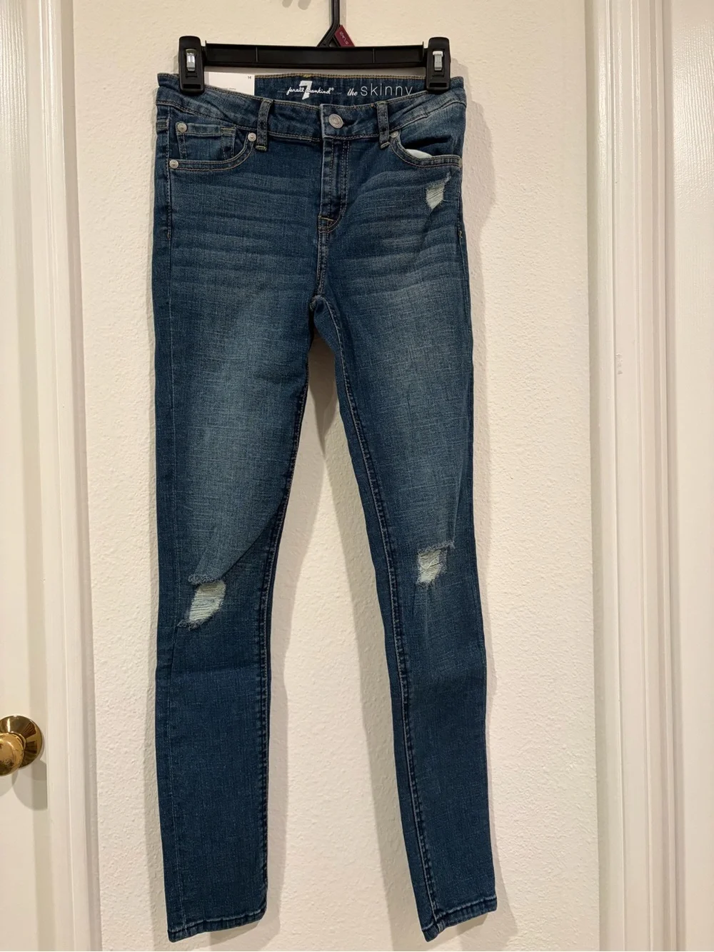 7 For All Mankind Dark Blue - Girl’s Skinny Jeans 14Y
